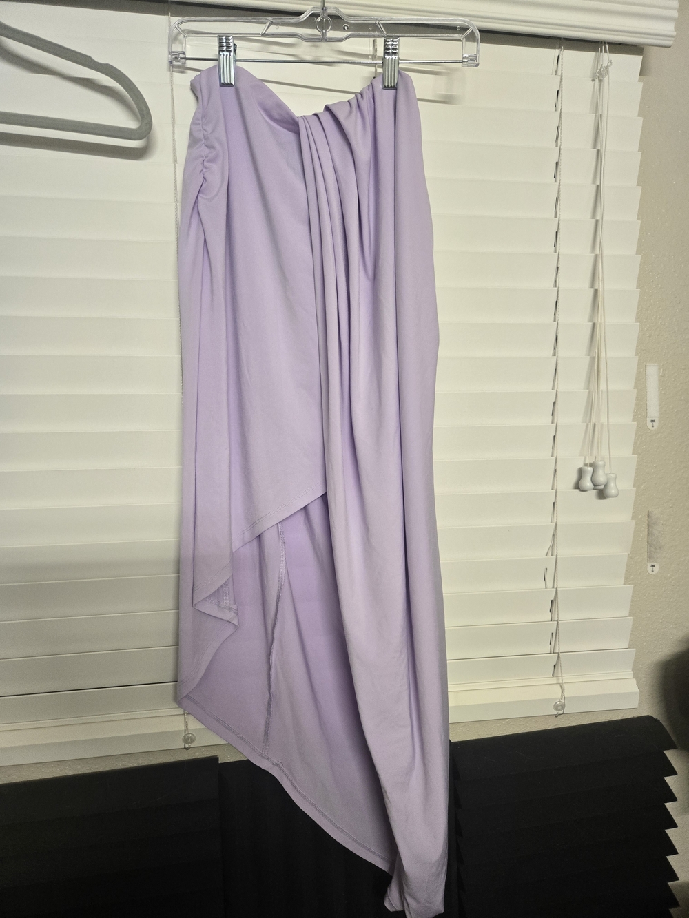 Wildfox Lavender Asymmetrical Draped Skirt